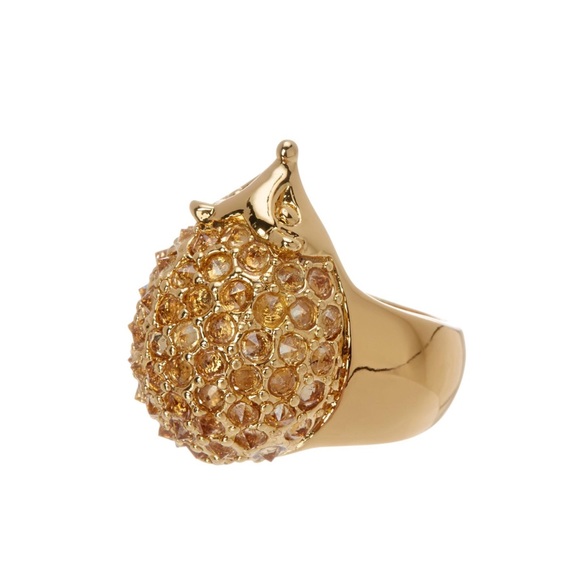 KATE SPADE • Hedgehog Cocktail Statement Ring - Picture 4 of 7
